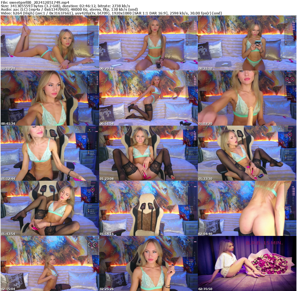 Preview thumb from sweetgerl00 on 2024-12-05 @ bongacams