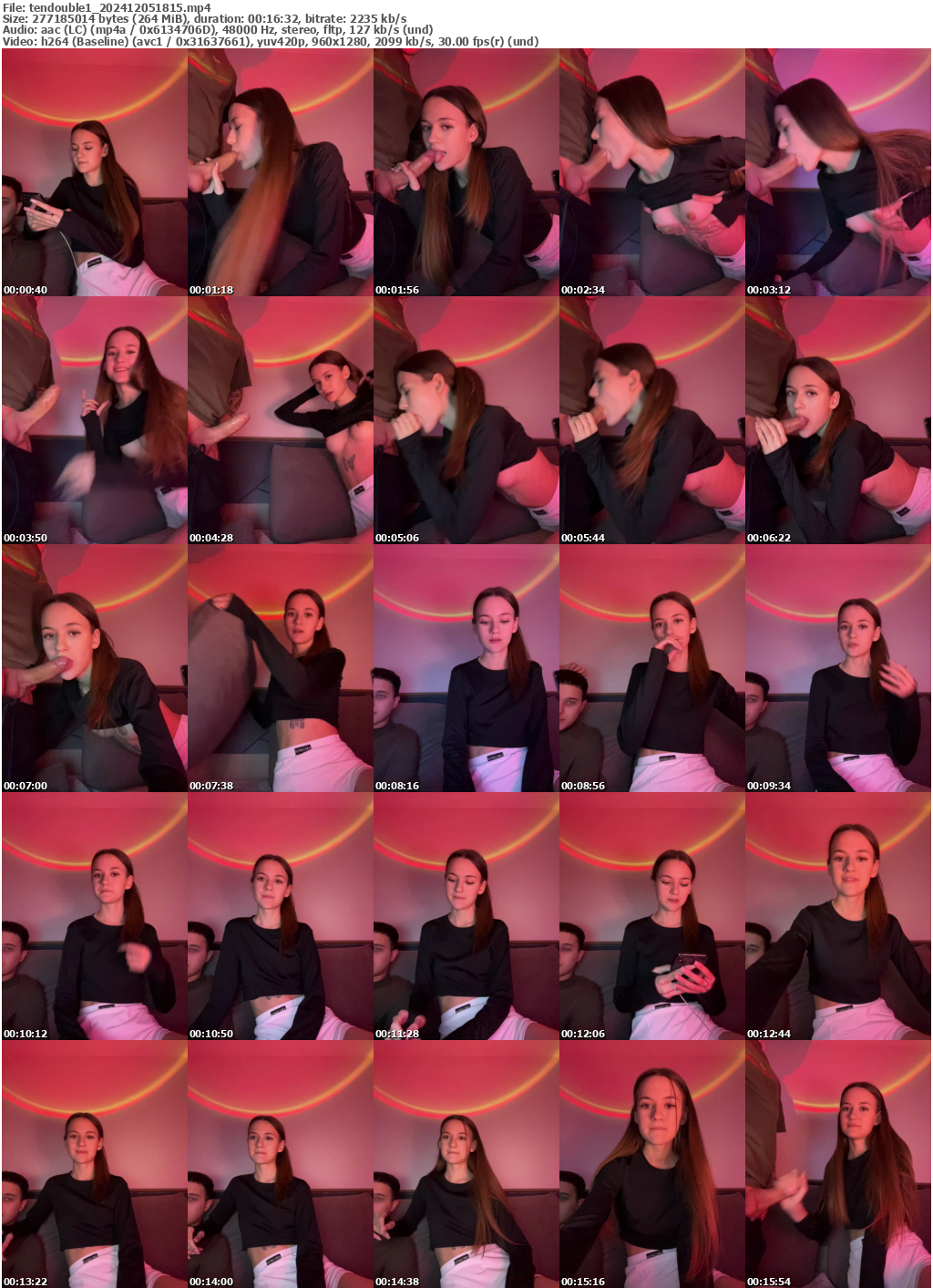 Preview thumb from tendouble1 on 2024-12-05 @ bongacams