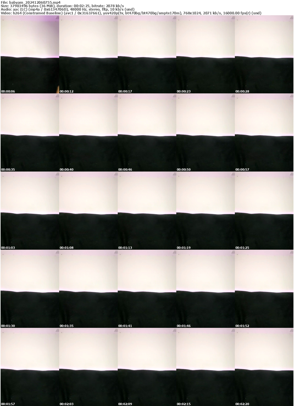 Preview thumb from babyam on 2024-12-06 @ bongacams