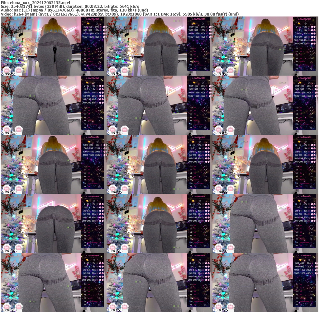 Preview thumb from elena_xxx on 2024-12-06 @ bongacams