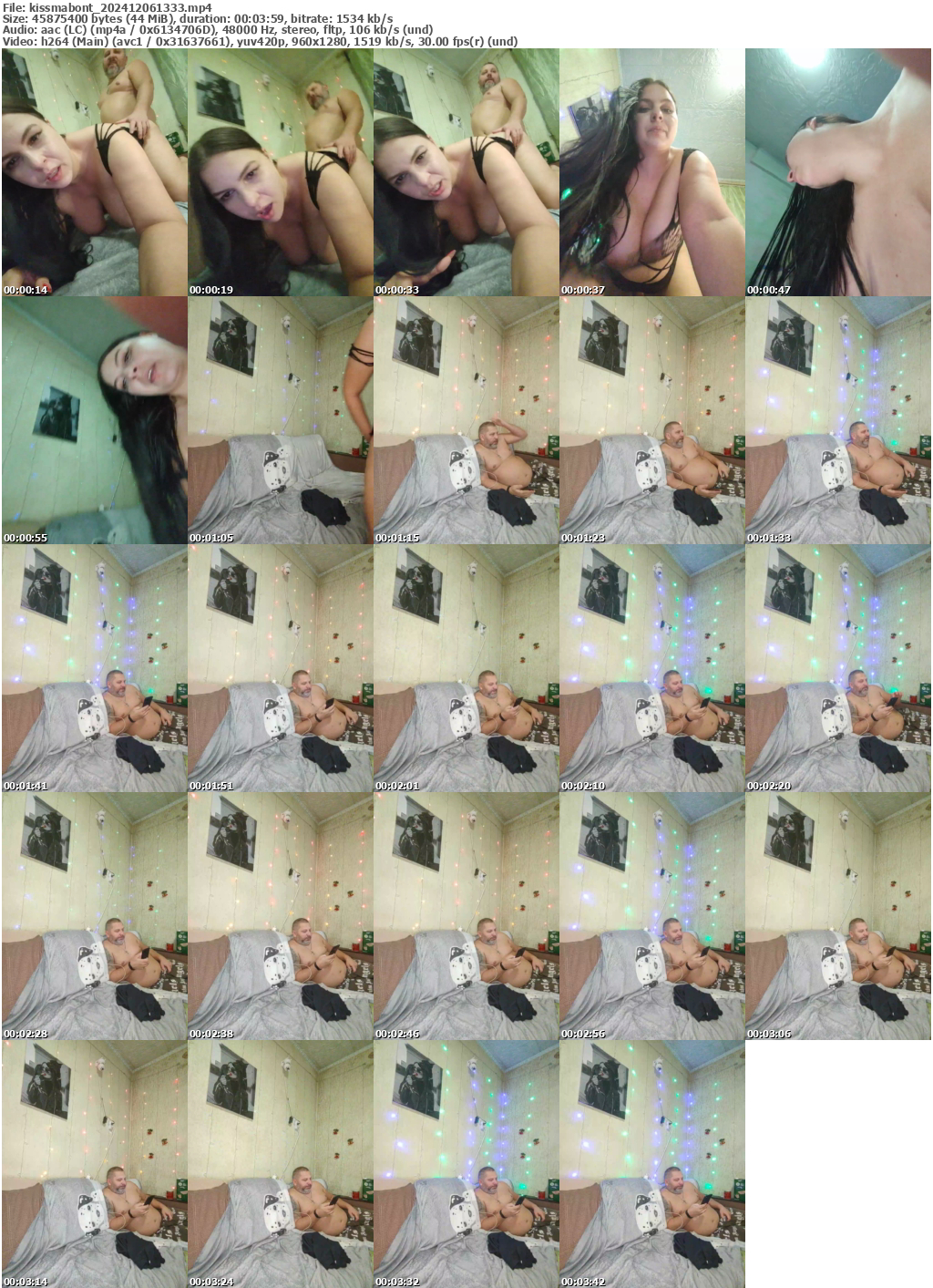 Preview thumb from kissmabont on 2024-12-06 @ bongacams