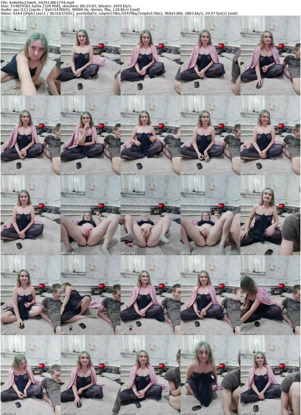 Preview thumb from koketka23web on 2024-12-06 @ bongacams