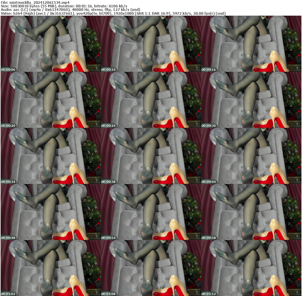 Preview thumb from mistresslilla on 2024-12-06 @ bongacams