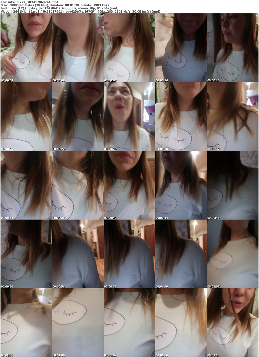 Preview thumb from niki233221 on 2024-12-06 @ bongacams