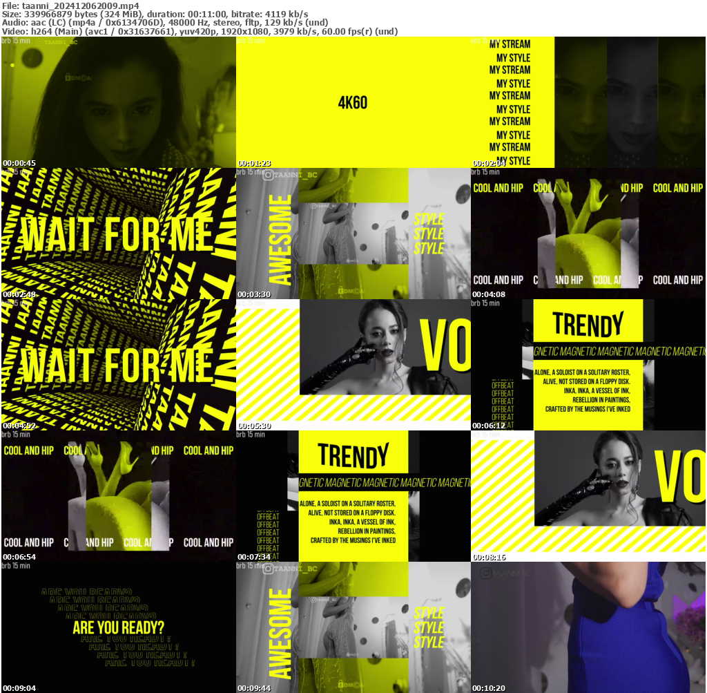 Preview thumb from taanni on 2024-12-06 @ bongacams