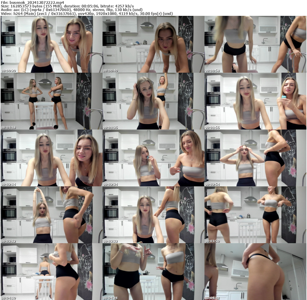 Preview thumb from busenok on 2024-12-07 @ bongacams