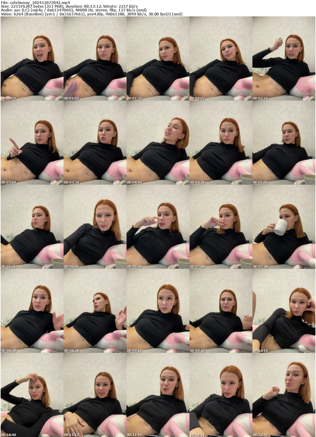 Preview thumb from cutebunny on 2024-12-07 @ bongacams