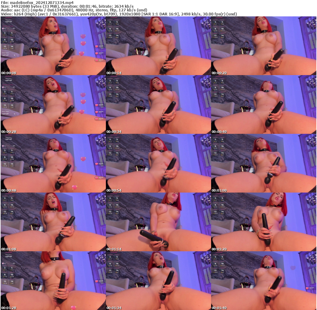 Preview thumb from madelinefox on 2024-12-07 @ bongacams