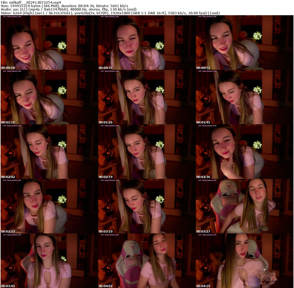 Preview thumb from milkaff_ on 2024-12-07 @ bongacams