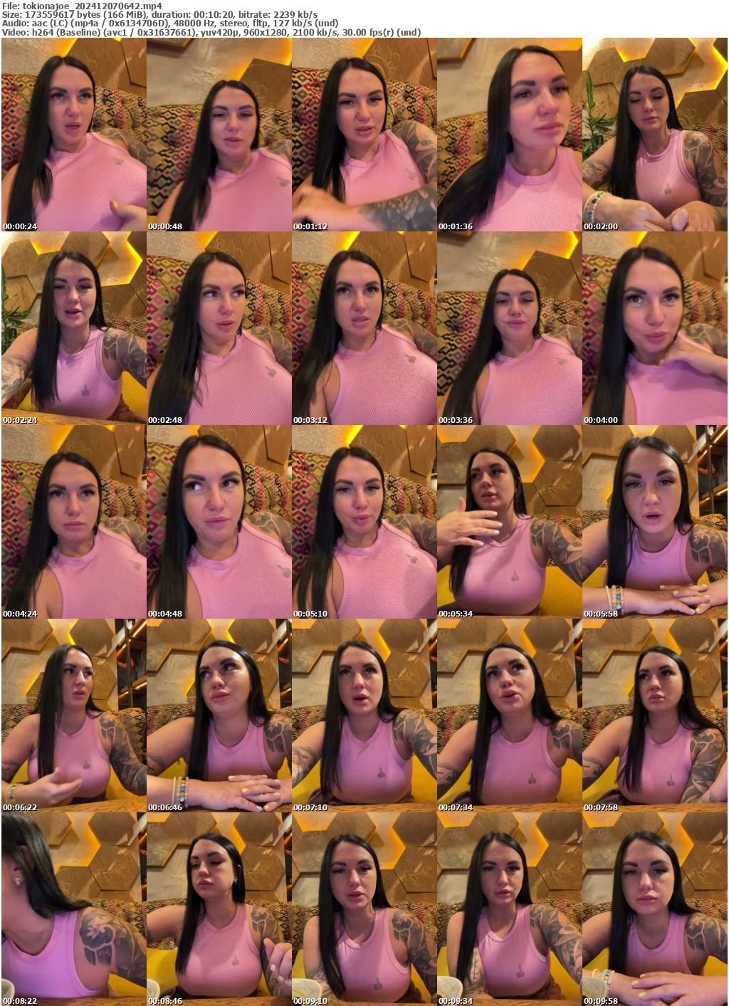 Preview thumb from tokionajoe on 2024-12-07 @ bongacams